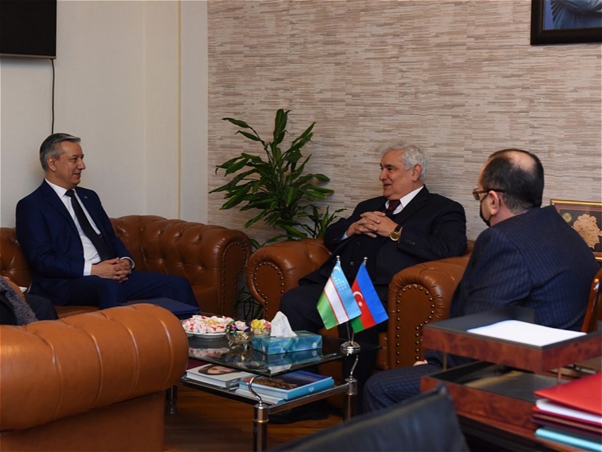 Rector of AUL met with the Ambassador of Uzbekistan to Azerbaijan 